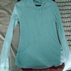 Thin blue hoodie